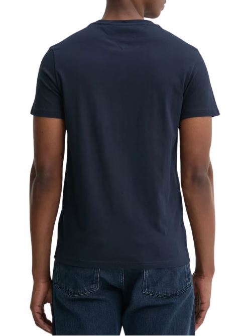 T-shirt blu in cotone Tommy Jeans | DM0DM20779C1G